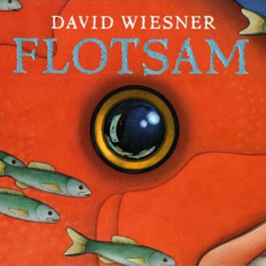 cover of "Flotsam" cover of "Flotsam" showing a fish's eye